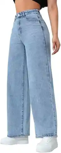 TAGAS Women's High Waisted Wide Leg Jeans – Baggy Denim Pants